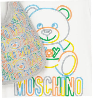 Moschino Tutina CON BAVETTA E CAPPELLO MUY040 CON CLIPS