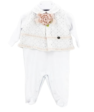 The Tailoring of the Little Onesie lt556 with clips on the back