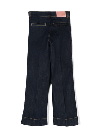 Elisabetta Franchi Jeans A Zampa EFPA249.C In Denim