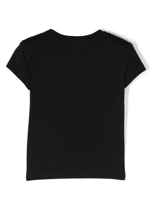 Balmain Kurzarm-T-Shirt mit Logo vorne BT8A21-J0177